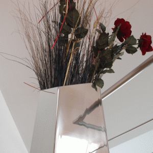 Vaso inox lucido