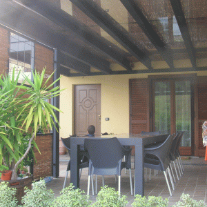 Gazebo acciaio e lexan