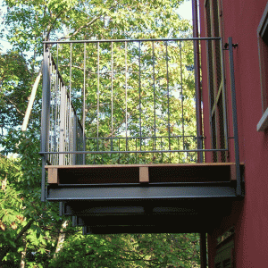 Struttura balcone in ferro