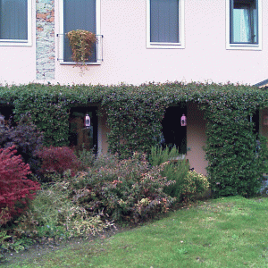 Gazebo su marciapiede
