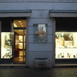 Vetrina in inox satinato
