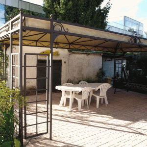 Gazebo con tenda