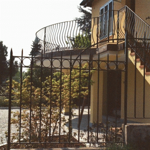 Recinzione con cerchi