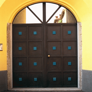 Portone in lamiera