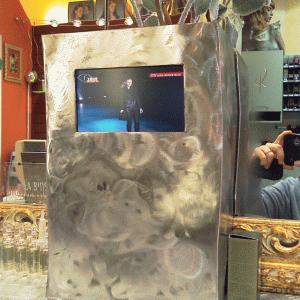 Vaso con tv